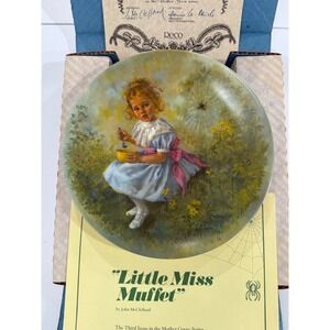 Reco International Little Miss Muffet Collector Plate John McClelland 1981 143